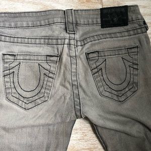 True Religion Stella Gray Skinny Jean Denim